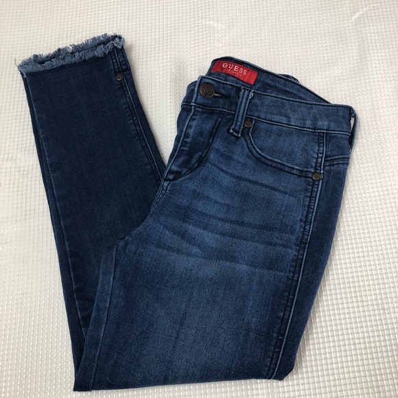 Guess Stretch Denim Jeans Mid Rise Size 25 - Picture 5 of 9